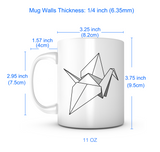 "Single Crane" Mug