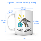 "House Owner" Keys Mug