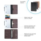 RFID Blocking Leather Wallet (3 colors)