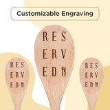 "Reserved" Wooden Spoons