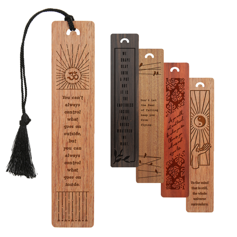 Personalized Zen Bookmark (5 Designs)